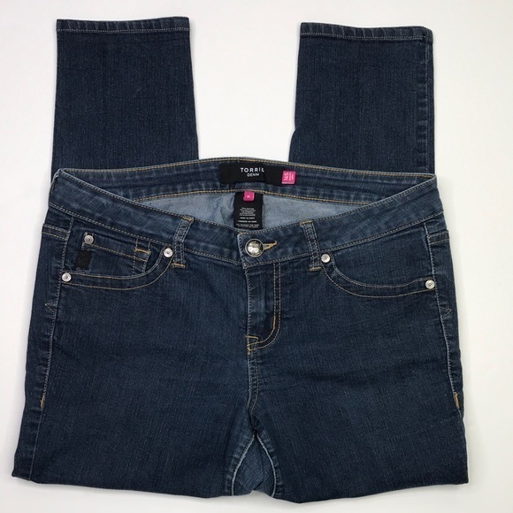 TORRID Dark Wash Jean Sz 14S - Picture 1 of 10
